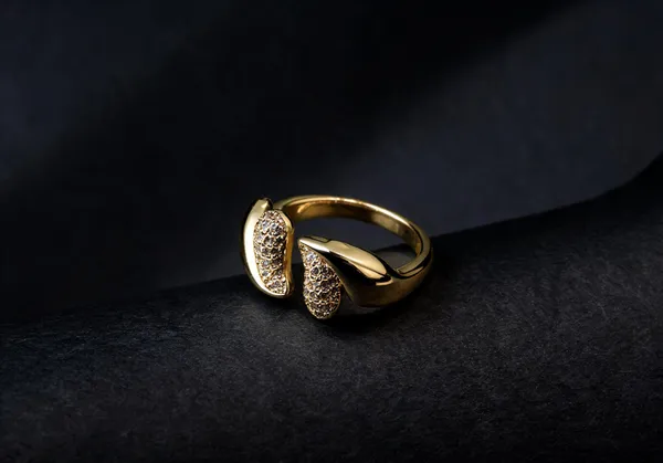 Gold_Anti_Tarnish_Curved_Motif_Textured_Adjustable_Ring_For_Women