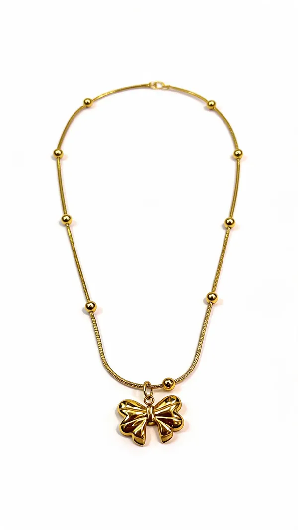Gold_Stainless_Steel_Butterfly_Pendant_Necklace_For_Women