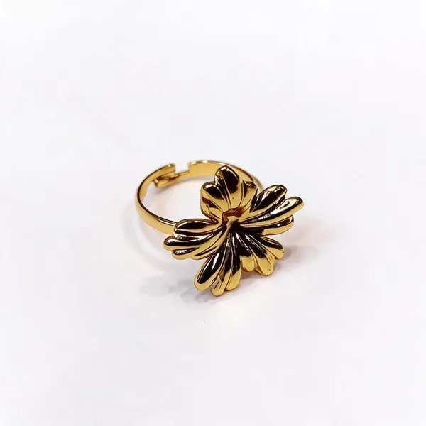 Gold_Stainless_Steel_Floral_Adjustable_Ring_For_Women