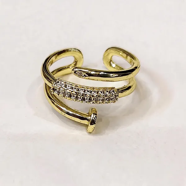Gold_Anti_Tarnish_Rhinestone_Studded_Open_Adjustable_Ring_For_Women