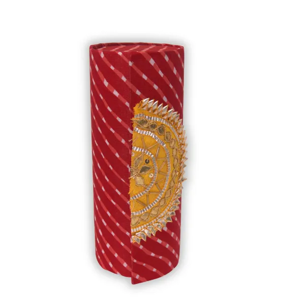 Red_Gold_Fabric_Bangle_Storage_Box