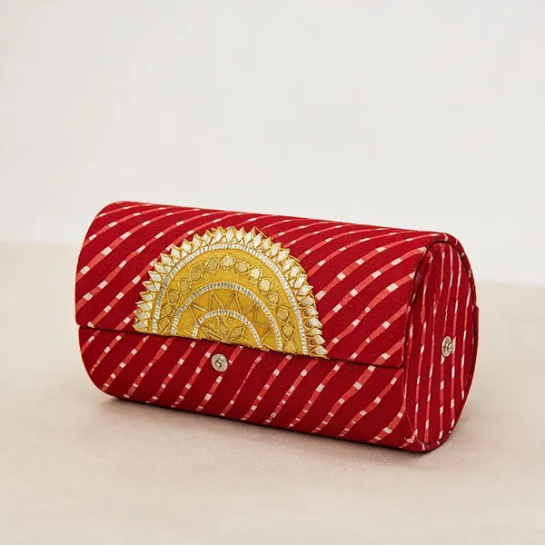 Red_Gold_Fabric_Bangle_Storage_Box