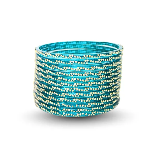 Blue_Glass_Sparkle_Bangles_For_Women