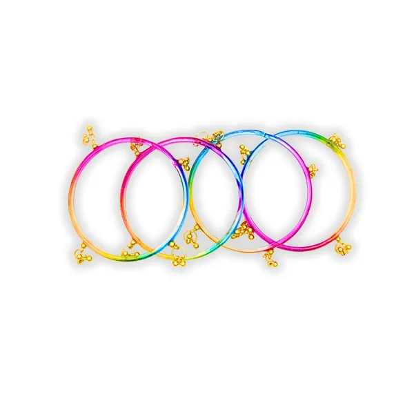 Multicolor_Metal_Charm_Bangles_For_Women