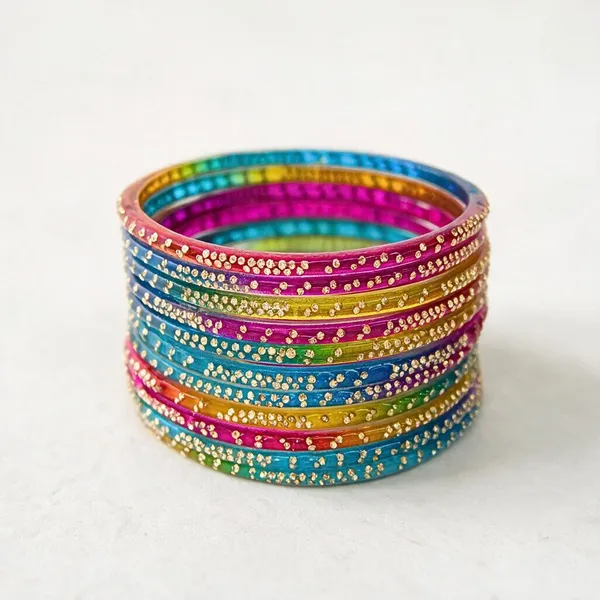 Multicolor_Glass_Sparkle_Bangles_For_Women