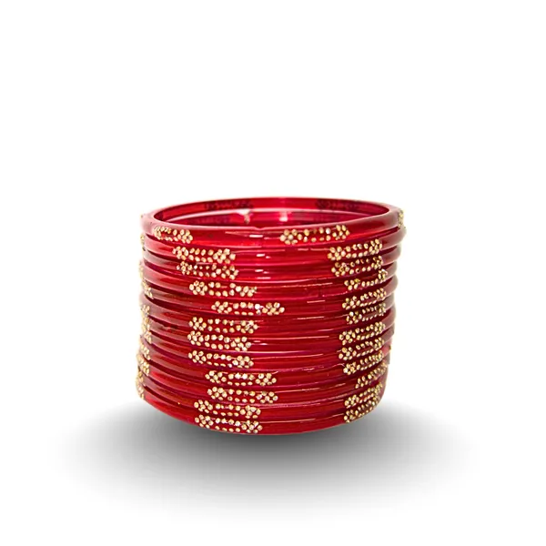 Red_Glass_Sparkle_Bangles_For_Women