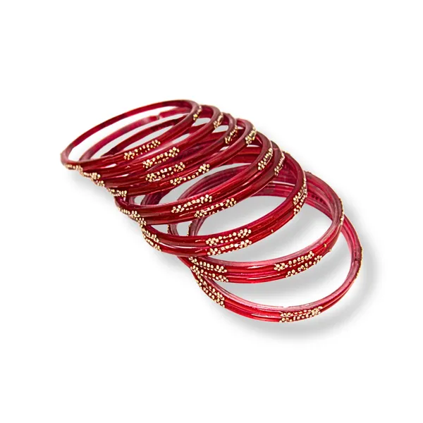 Red_Glass_Sparkle_Bangles_For_Women
