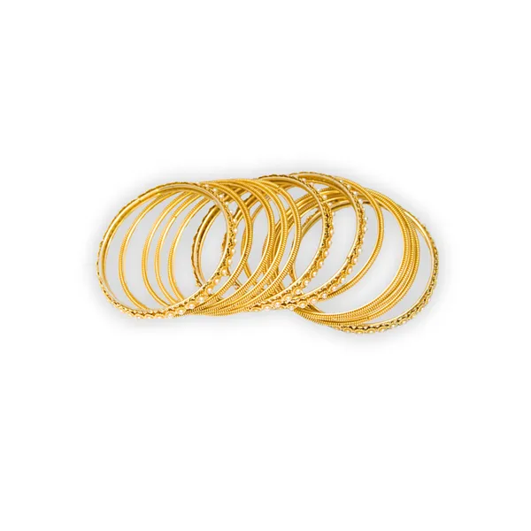 Gold_Metal_Pearl_Bangles_Set_For_Women