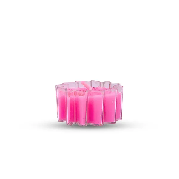 Wax_Festive_Pink_Jasmine_Scented_Flower_Candle_Set_Of_8