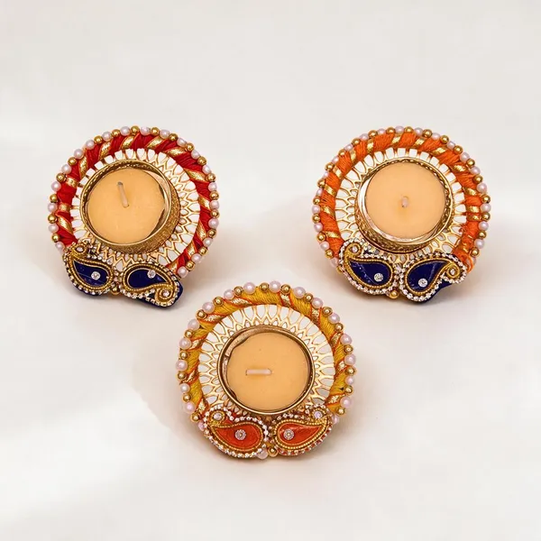 Thread_Pearl_Metal_Festive_Multicolor_Rangoli_Tealight_Holder_Set_Of_3