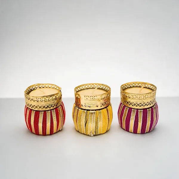 Thread_Metal_Festive_Multicolor_Zari_Tealight_Holder_Set_Of_3