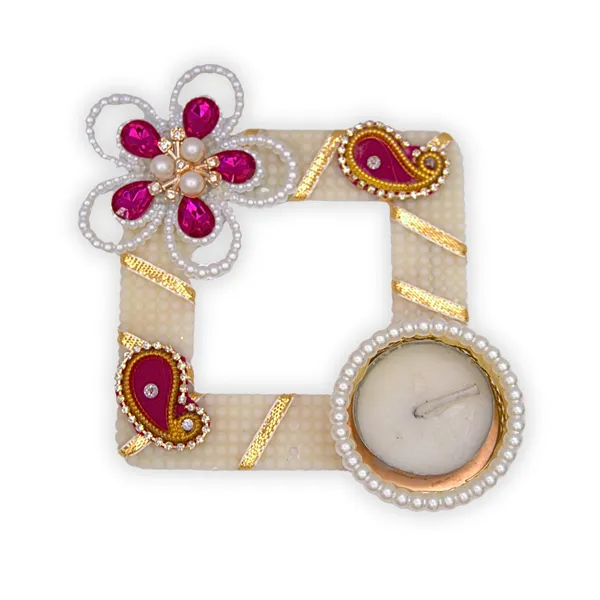 Metal_Pearl_Stone_Rajasthani_Multicolor_Tealight_Diya_Holder_Set_Of_3