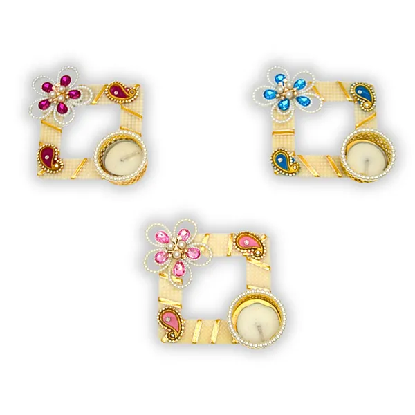 Metal_Pearl_Stone_Rajasthani_Multicolor_Tealight_Diya_Holder_Set_Of_3
