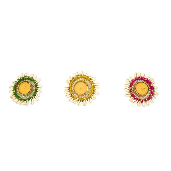 Shell_Pearl_Metal_Festive_Yellow_Decorative_Diya_Set_Of_3