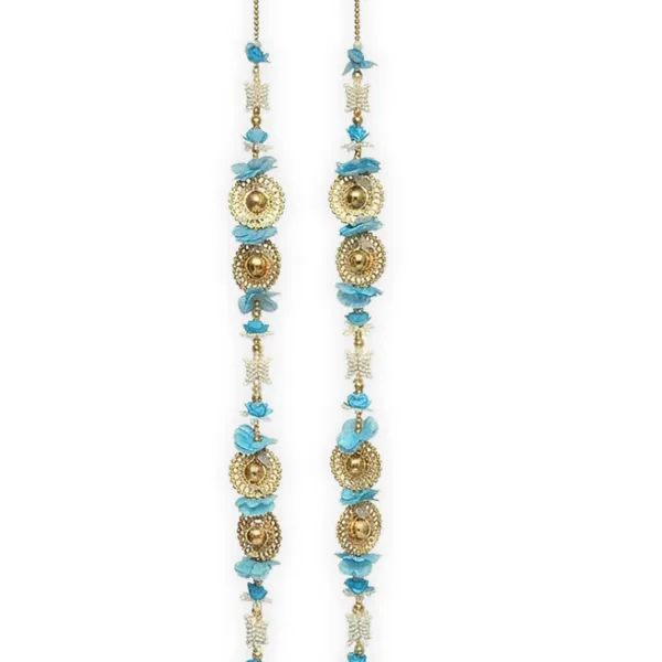 Beads_Metal_Festive_Blue_&_Gold_Door_Hanging_Latkan_Set_Of_2