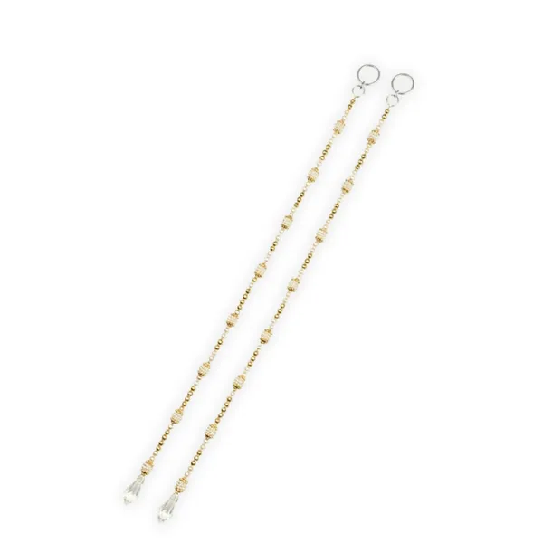 Pearl_Metal_Festive_Gold_&_White_Door_Hanging_Chain_Set_Of_2