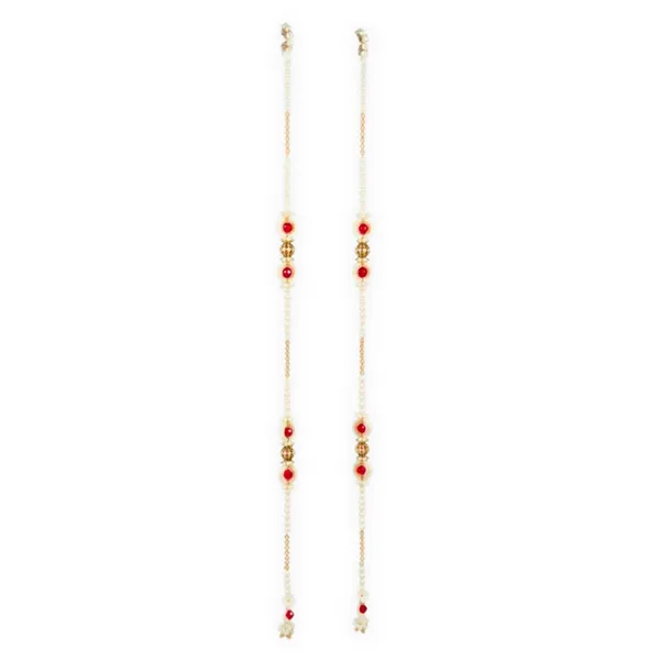 Pearl_Beads_Festive_Red_&_White_Door_Hanging_Latkan_Set_Of_2