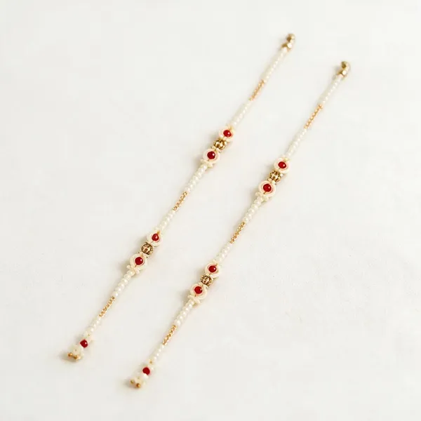 Pearl_Beads_Festive_Red_&_White_Door_Hanging_Latkan_Set_Of_2