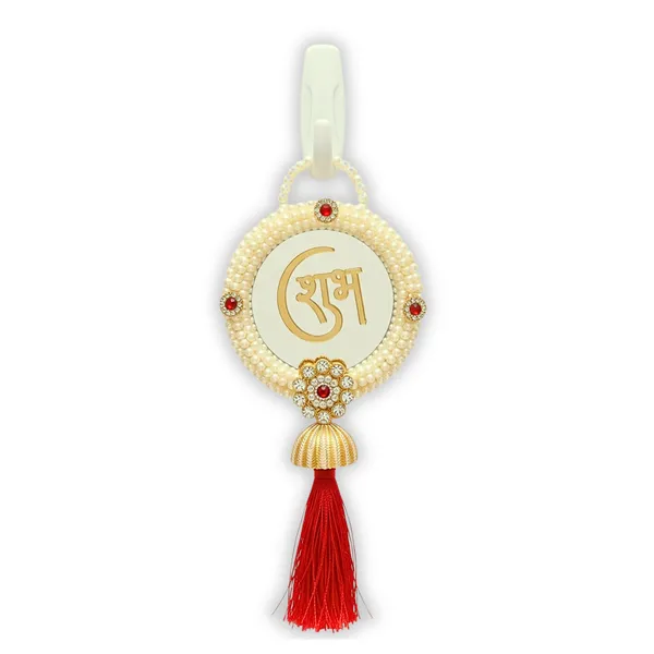 Resin_Thread_Festive_White_&_Red_Pearl_Door_Hanging_Set_Of_2