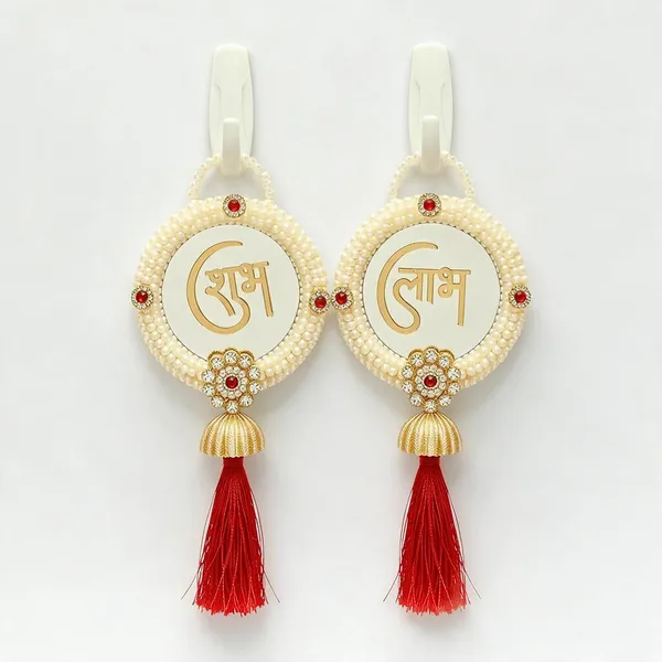 Resin_Thread_Festive_White_&_Red_Pearl_Door_Hanging_Set_Of_2