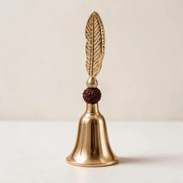 Brass_Gold_Copper_Bell_And_Diya_Pooja_Gift_Set