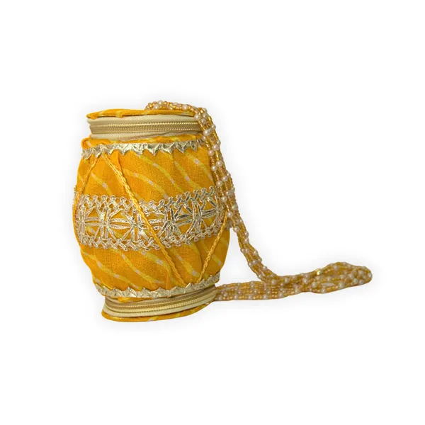 Yellow_Gold_Fabric_Dholki_Festive_Gift_Box