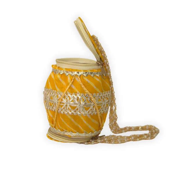 Yellow_Gold_Fabric_Dholki_Festive_Gift_Box