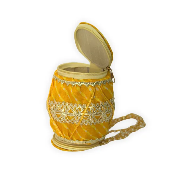 Yellow_Gold_Fabric_Dholki_Festive_Gift_Box