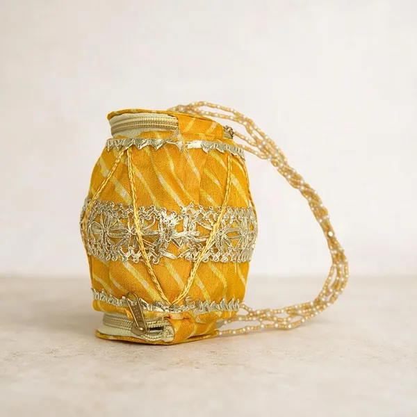 Yellow_Gold_Fabric_Dholki_Festive_Gift_Box