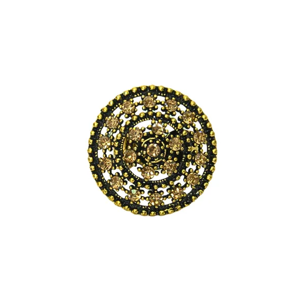 Gold_Black_Alloy_Antique_Adjustable_Ring_For_Women