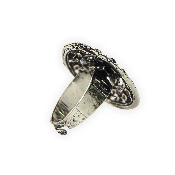 Black_Silver_Alloy_Adjustable_Elegance_Ring_For_Women