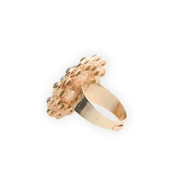 Gold_Multicolor_Alloy_Crystal_Adjustable_Rainbow_Ring_For_Women