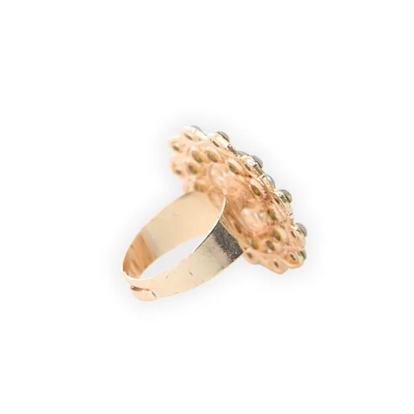 Gold_Multicolor_Alloy_Crystal_Adjustable_Rainbow_Ring_For_Women