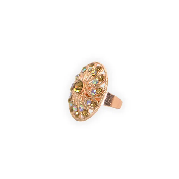 Rose_Gold_Alloy_Crystal_Adjustable_Emerald_Ring_For_Women