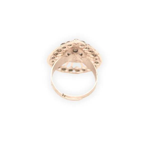 Rose_Gold_Alloy_Crystal_Adjustable_Tear_Drop_Ring_For_Women