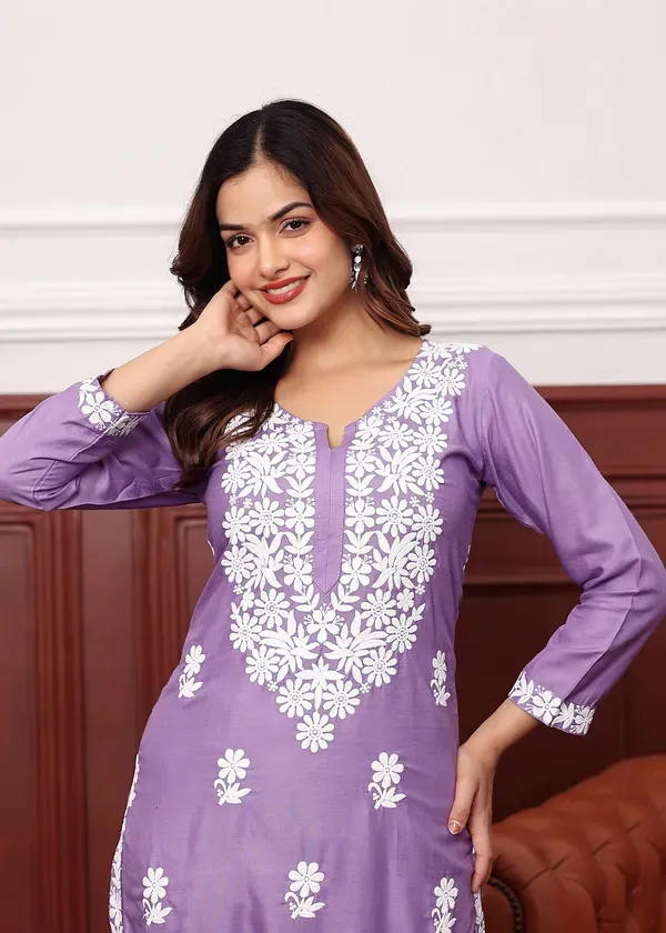 Light_Purple_New_Colours_In_Our_Best_Seller_Chikankari_Plazzo_Set