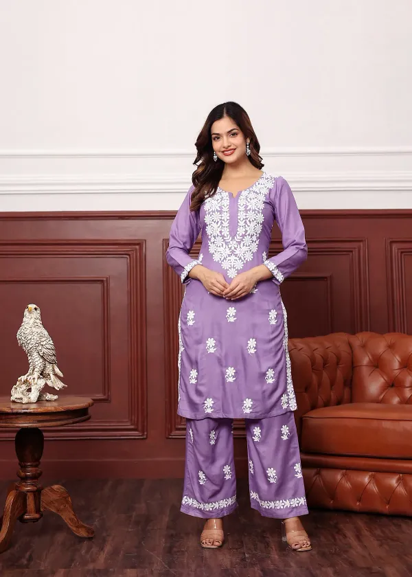 Light_Purple_New_Colours_In_Our_Best_Seller_Chikankari_Plazzo_Set