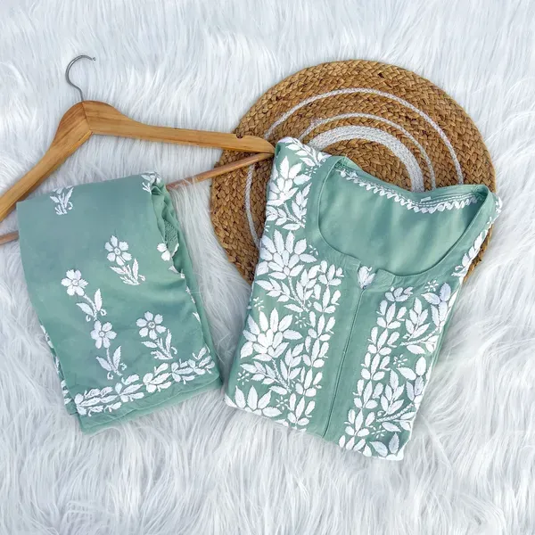 Rama_Green_Heavy_Rayon_Dyble_Set_Kurti_Palazzo_Set