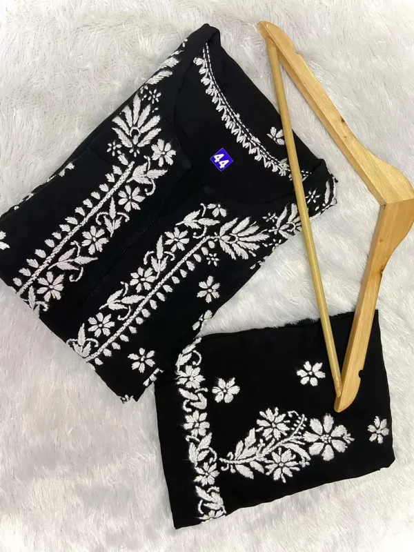 Black_Chikankari_Kurta_Set_For_Women