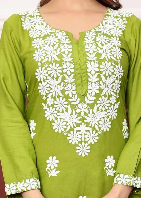 Mehndi_New_Colours_In_Our_Best_Seller_Chikankari_Plazzo_Set