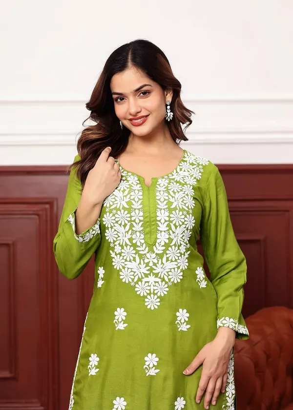 Mehndi_New_Colours_In_Our_Best_Seller_Chikankari_Plazzo_Set