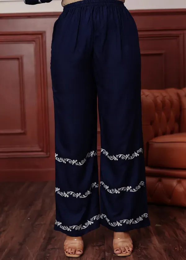 Blue_Women_S_Rayon_Chikankari_Work_Straight_Kurta_Palazzo_Set_For_Women
