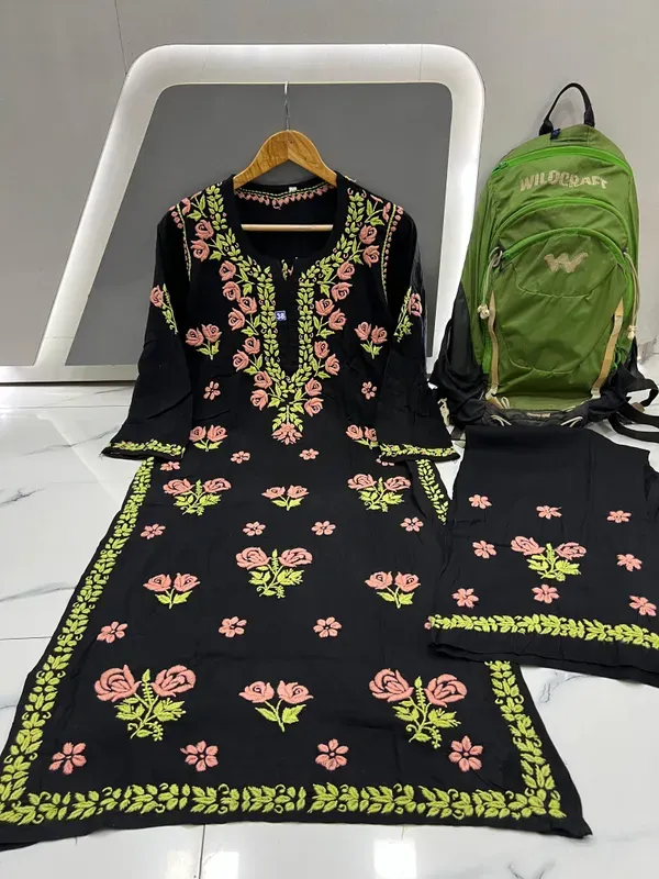 Black_Peach_Beautiful_Chikankari_Work_Soft_Rayon_Premium_Palazo_Set_With_Co