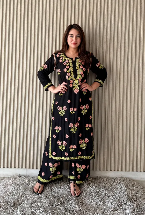 Black_Peach_Beautiful_Chikankari_Work_Soft_Rayon_Premium_Palazo_Set_With_Co