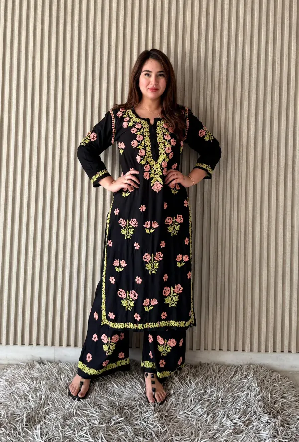 Black_Peach_Beautiful_Chikankari_Work_Soft_Rayon_Premium_Palazo_Set_With_Co
