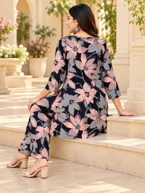 Black_Casual_Printed_Top_Trouser_Co_Ord_Set