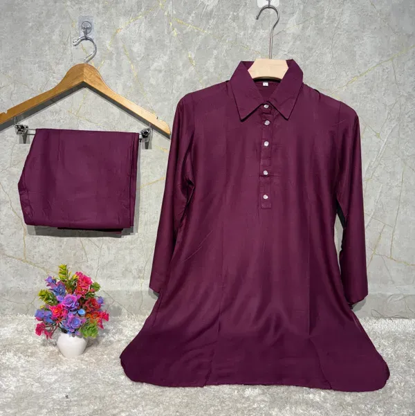 Wine_Premium_Co_Ord_Set_For_Women