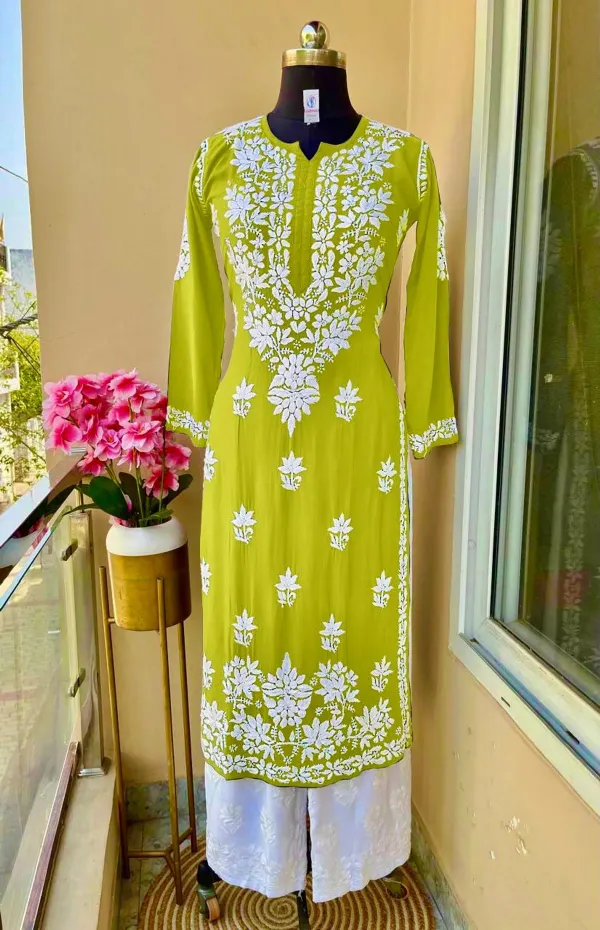 Mehndi_Kurti_With_Plazo_For_Women