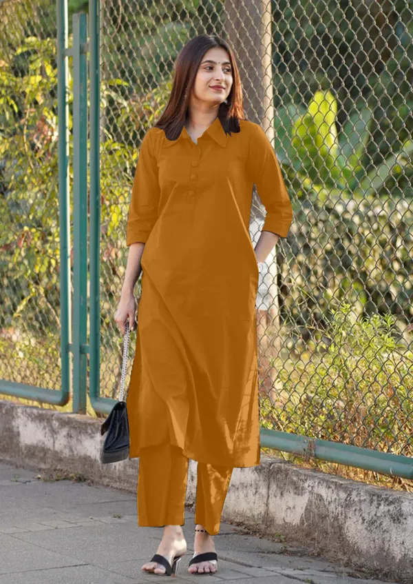 Yellow_Pant_Suit_Set_For_Women
