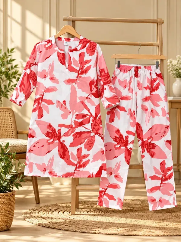 Gajari_Printed_Tunic_With_Trousers_Co_Ord_Set